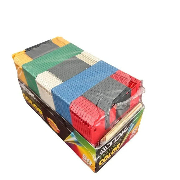 TDK High Density Color IBM Formatted Disks Pack of 50 - Picture 3 of 3